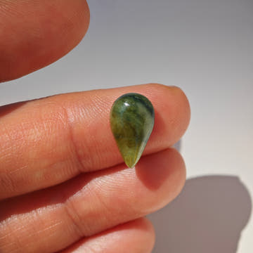 Granate Grosularia Verde · Lágrima 14×8 mm