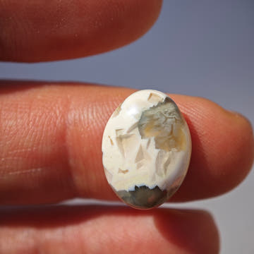 Jaspe Oceánico · Cabujón Oval 15×11 mm