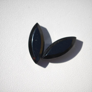 Obsidiana Negra · Par Cabujón Marquesa - 0