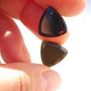 Obsidiana Negra · Par Cabujón Triangular-4