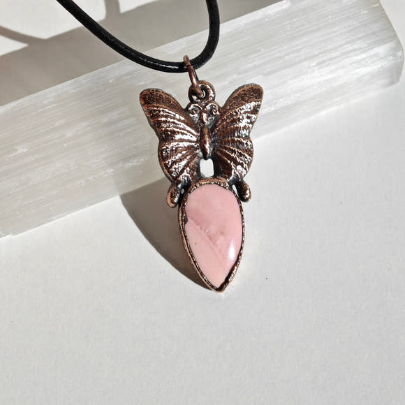 Colgante Mariposa · Mookaita Rosa