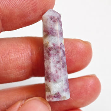 Punta Turmalina Rosa en Cuarzo · 34×9 mm - 0