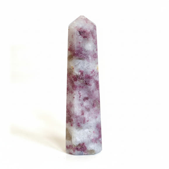 Punta Turmalina Rosa en Cuarzo · 34×9 mm