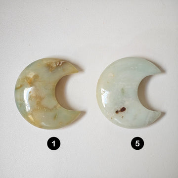 Amazonita Tallado Semiluna - 0