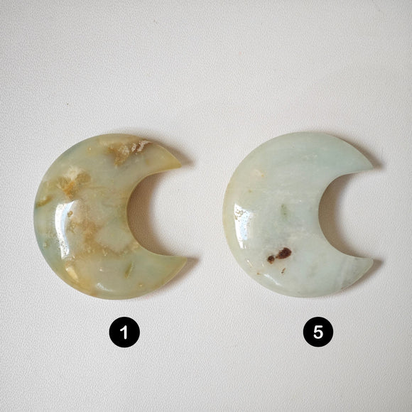 Amazonita Tallado Semiluna