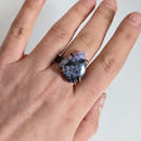 Charoite Ring - Freeform Cabochon-4