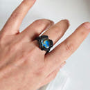 Anillo Labradorita Espectral · Cobre-4