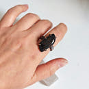 Mahogany Obsidian Ring · Copper-5