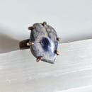 Sodalite Cabochon Free Ring · Copper-1
