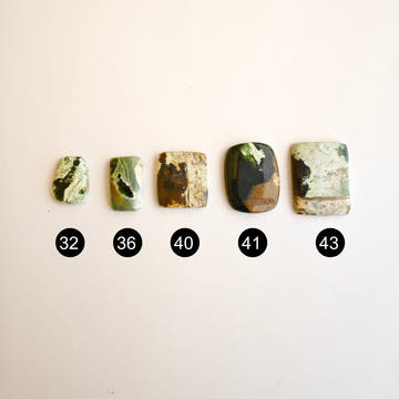 Chrome Chalcedony Rectangular Cabochons - 0