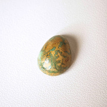 Variscite cabochon from Palazuelos, Teardrop
