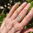 Hand-Carved Oval Blue Calcite-3