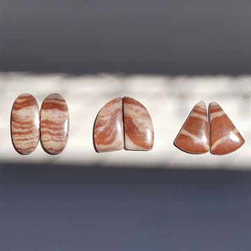 Coco Jasper Pairs Cabochons