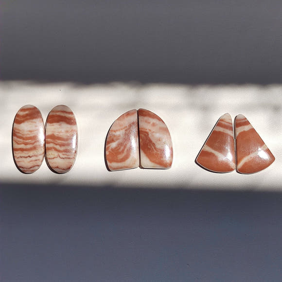 Coco Jasper Pairs Cabochons