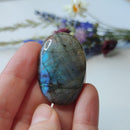 Cabujón Ovalado de Labradorita Azul 40mm-6