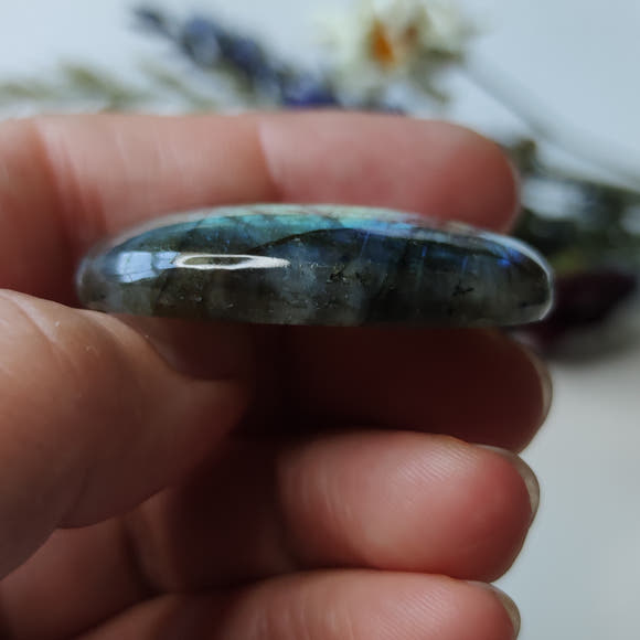 Blue Labradorite Oval Cabochon 40mm