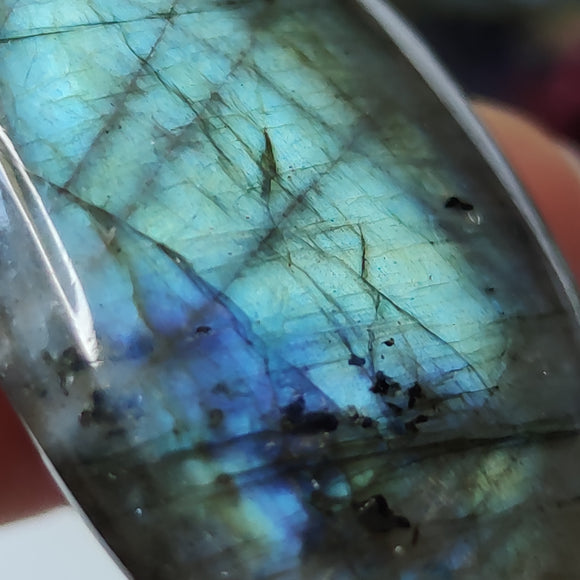 Cabujón Ovalado de Labradorita Azul 40mm