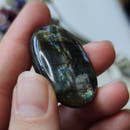 Labradorite cabochon 40mm-4