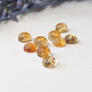 Lot of 9 Round Citrine Cabochons 4mm-2