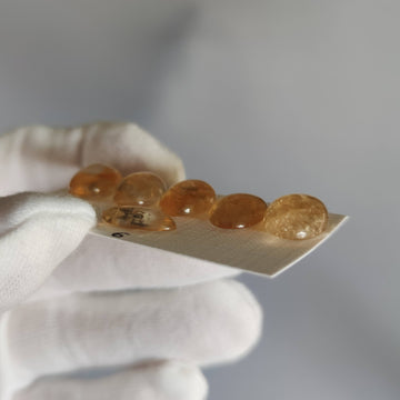 Cabujones de Citrino Ovalado y Marquesa - 0