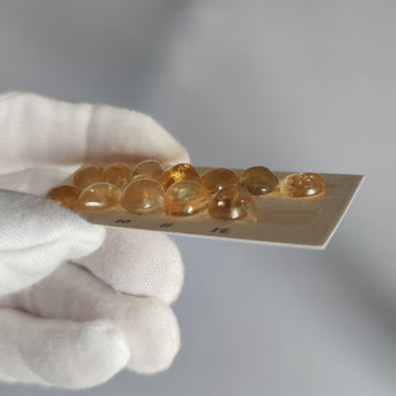 Cabujones de Citrino Ovalados y Lagrimas - 0