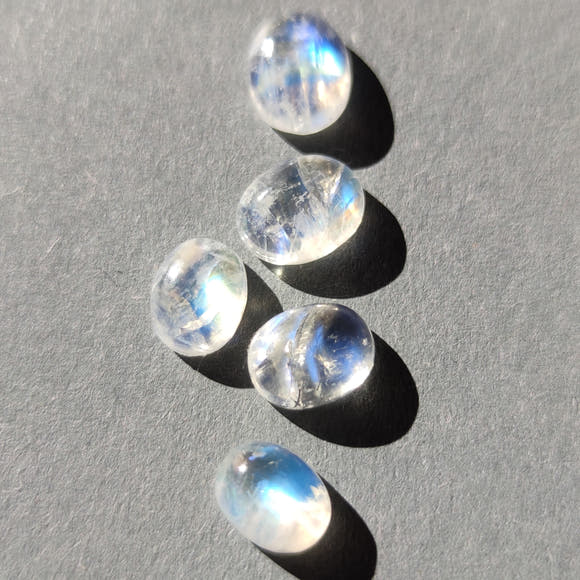 Moonstone Oval Cabochons 10mm