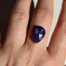 Cabujones de Sillimanita Azul en Tallado Rosa-8