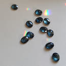 Moss Blue Kyanite Oval Cabochons in Rose Cut-6