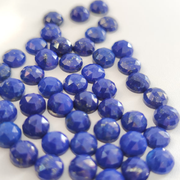 Lapislázuli 6mm Cabujones Redondos