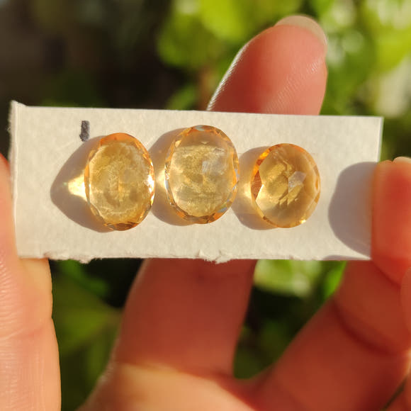 Oval Faceted Citrine no. 2