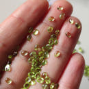 Mini Oval Peridot 4x3mm and 5x4mm-6