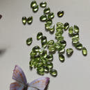 Mini Peridot Teardrop 6x4mm-8