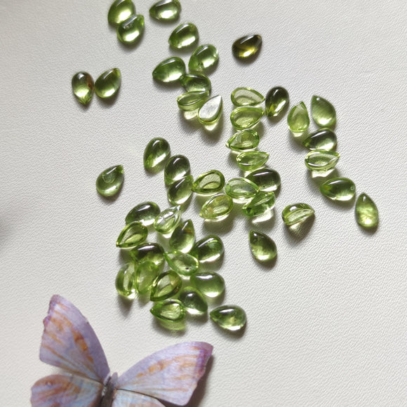 Mini Peridoto Lágrima 6x4mm