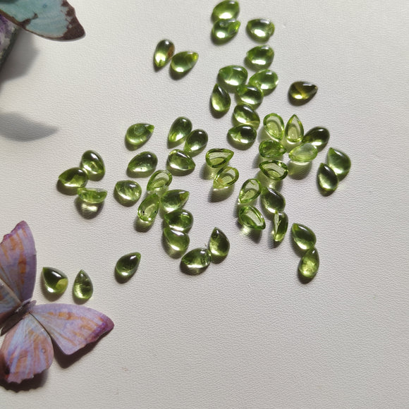 Mini Peridoto Lágrima 6x4mm