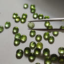Mini Round Peridot Cabochons 5mm-3