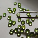 Cabujones Mini Redondos de Peridoto 5mm-3