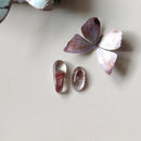 Cabujones de Cuarzo Transparente con Inclusiones Hematita Fantasma-1