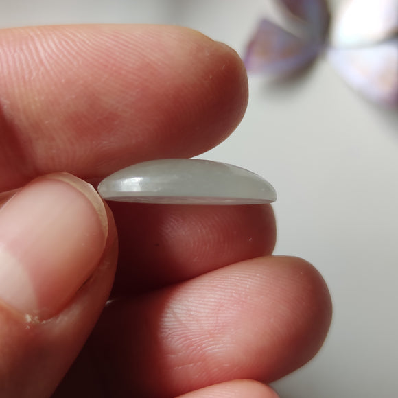 Calcita Azul Ovalada Tallada a Mano