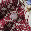 Colgante con Cuarzo Rosa DOINA-3