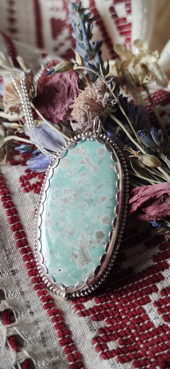AUM Pendant · Utah Variscite