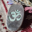 AUM Pendant · Utah Variscite-3