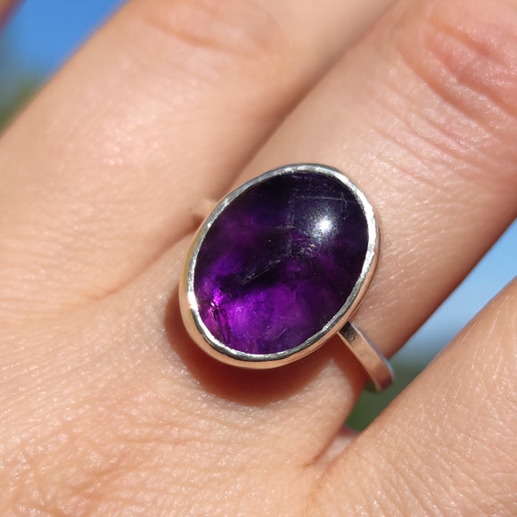 Anillo en Plata con Amatista