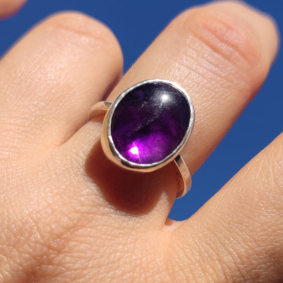 Anillo en Plata con Amatista