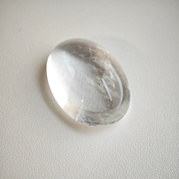 Cuarzo Transparente · Cabujón Oval 22×16 mm