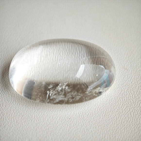 Cuarzo Transparente · Cabujón Oval 22×16 mm