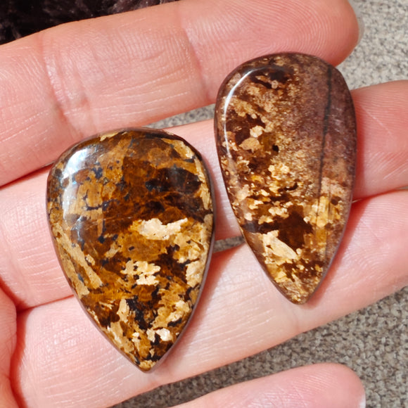 Broncita Cabujones Forma Lagrima