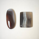 Ágata de Botsuana Cabujón Rectangular y Ovalado-1