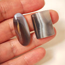 Ágata de Botsuana Cabujón Rectangular y Ovalado-2