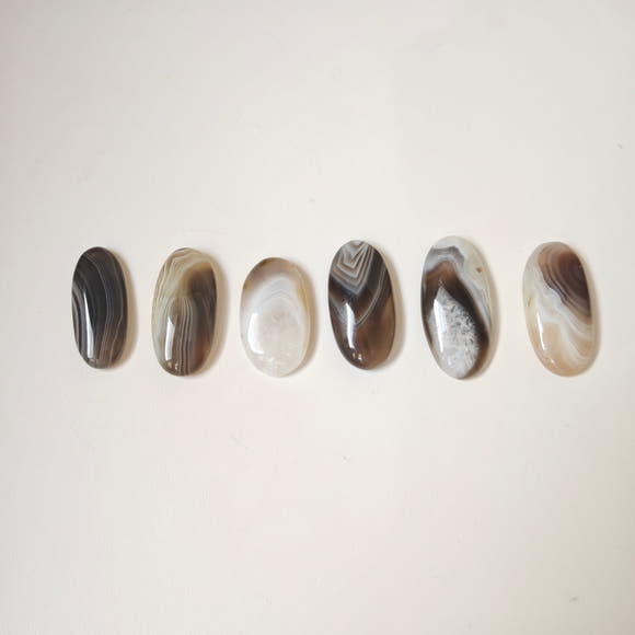 Botswana Agate Oval Cabochons