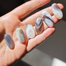 Ágata de Botsuana Cabujones Ovalados-6